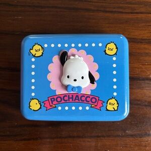 Vintage Sanrio Pochacco Mini Tin Case 1996 - Rare New Pi-Chans